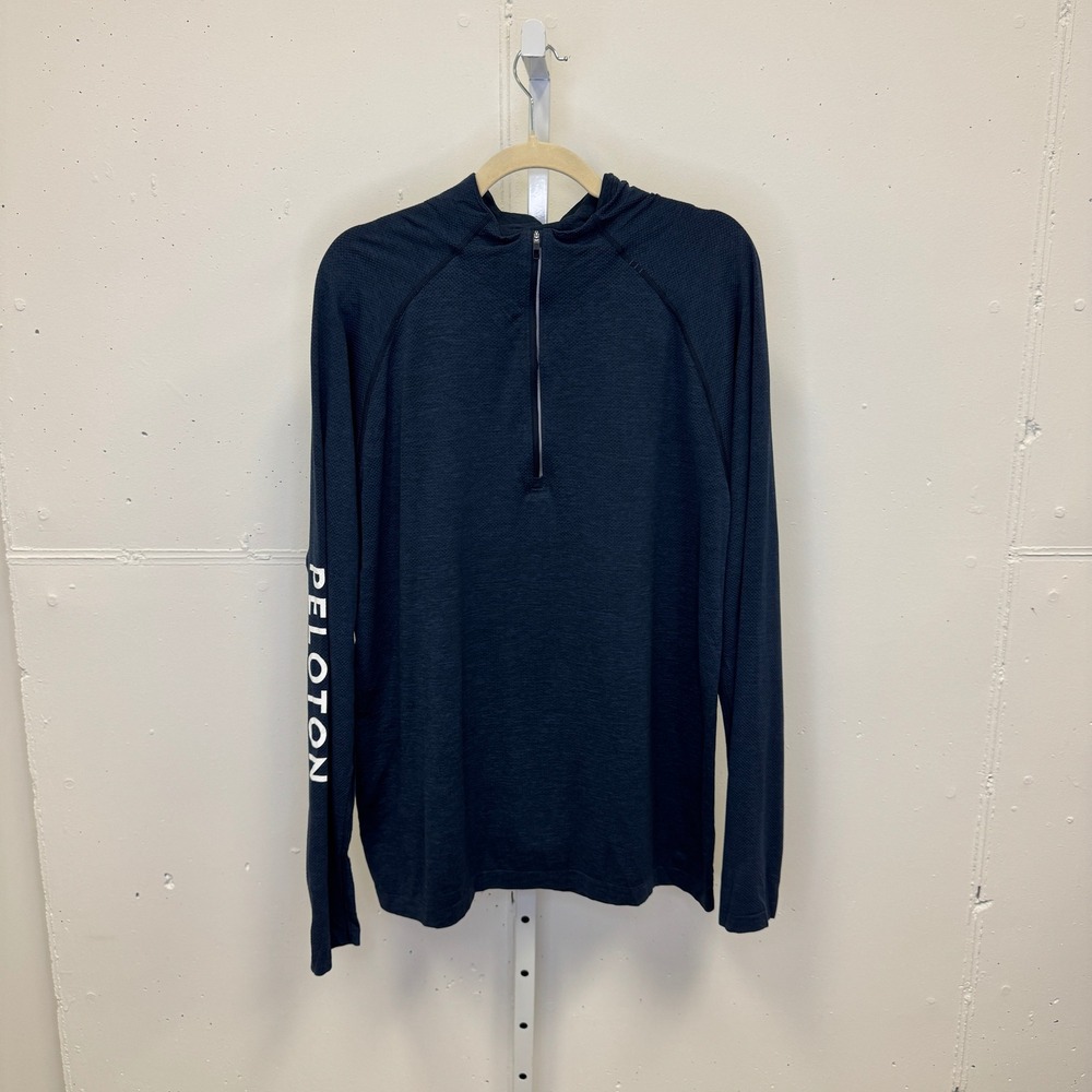 Lululemon x Peloton Men's Metal Vent‎ Tech Midweight Half Zip Navy XL Athleisure
